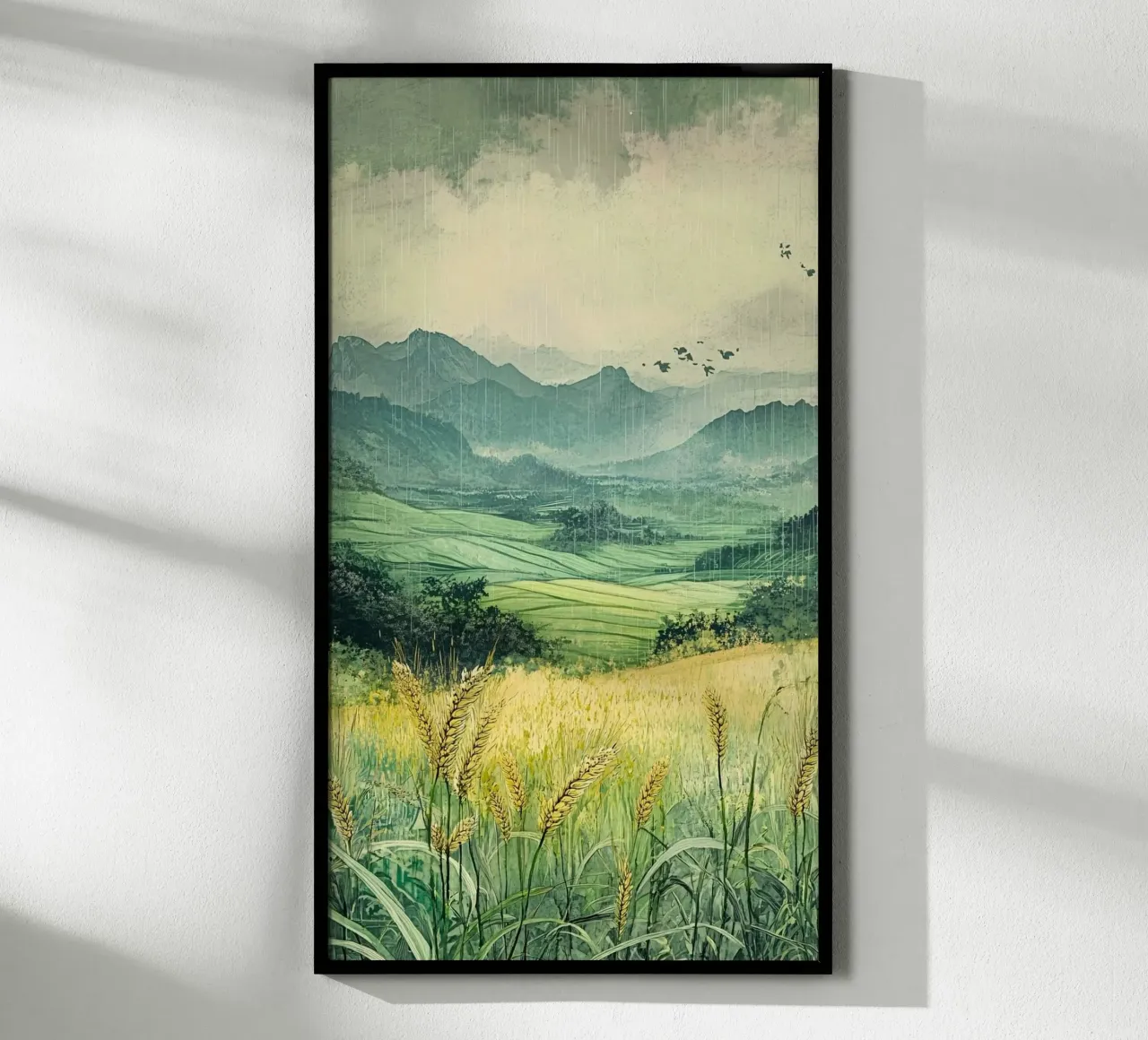 calm scenic field poster da kichin