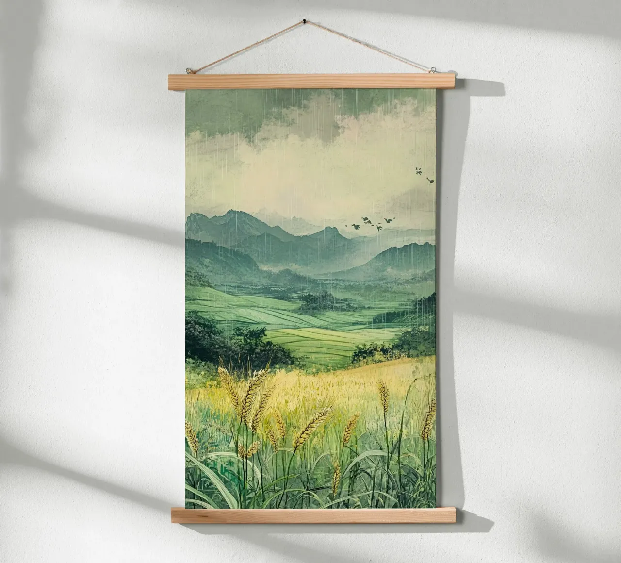 calm scenic field poster da kichin