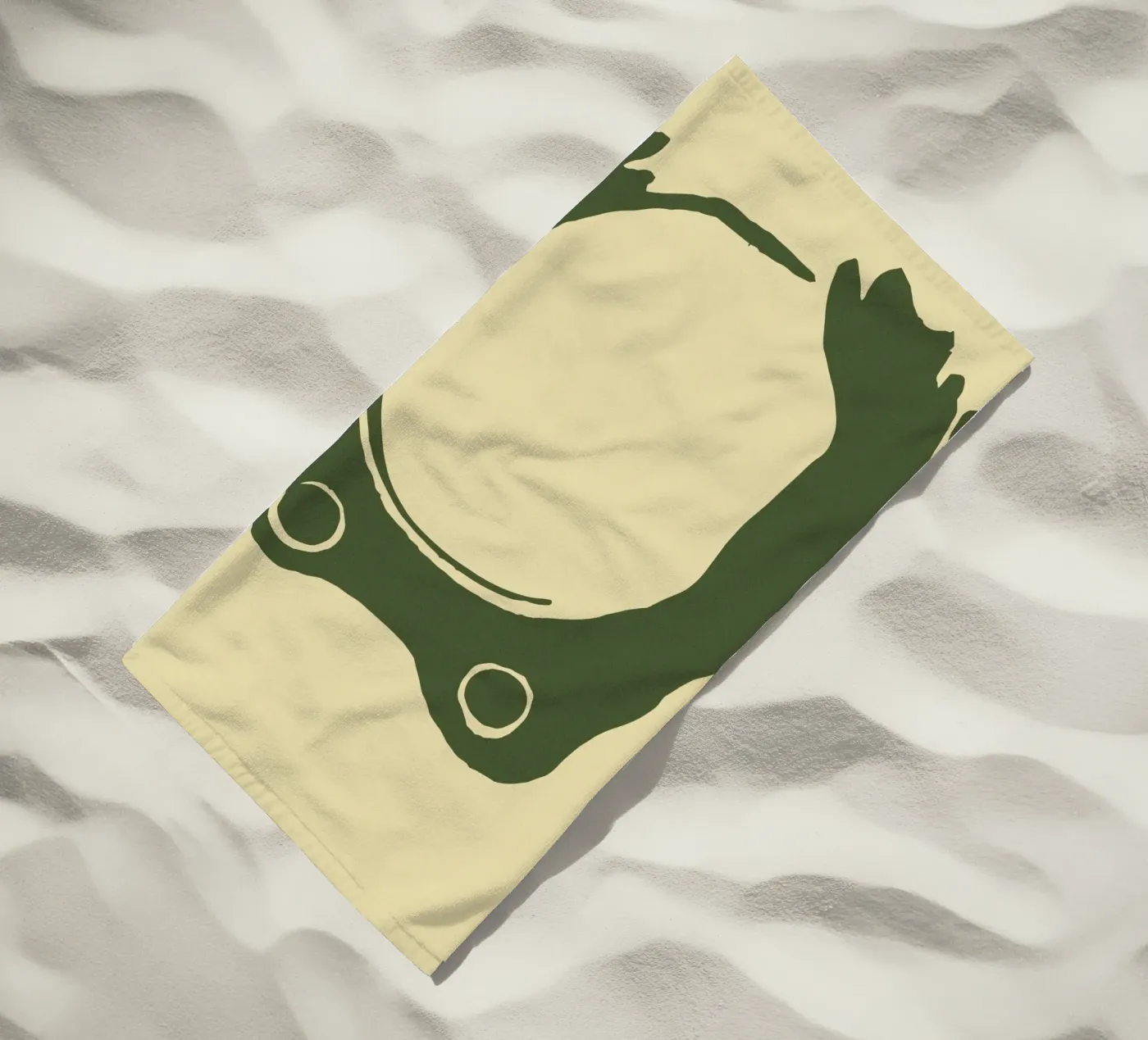 illustration Frog telo mare da vintageshop