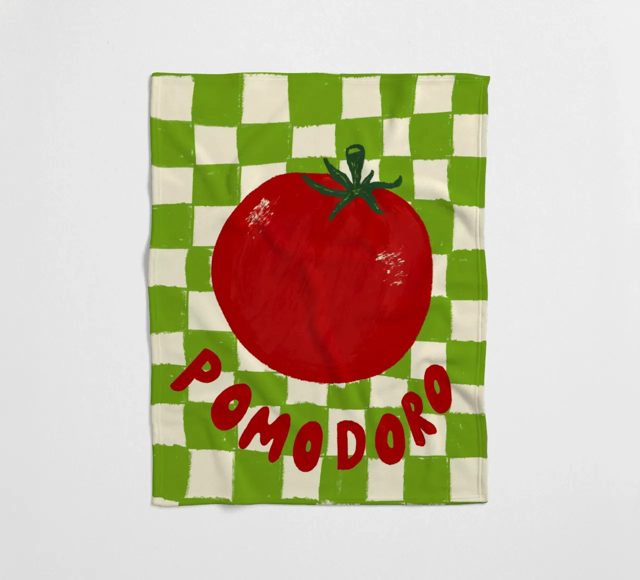 Pomodoro coperta in pile da Studio Dolci