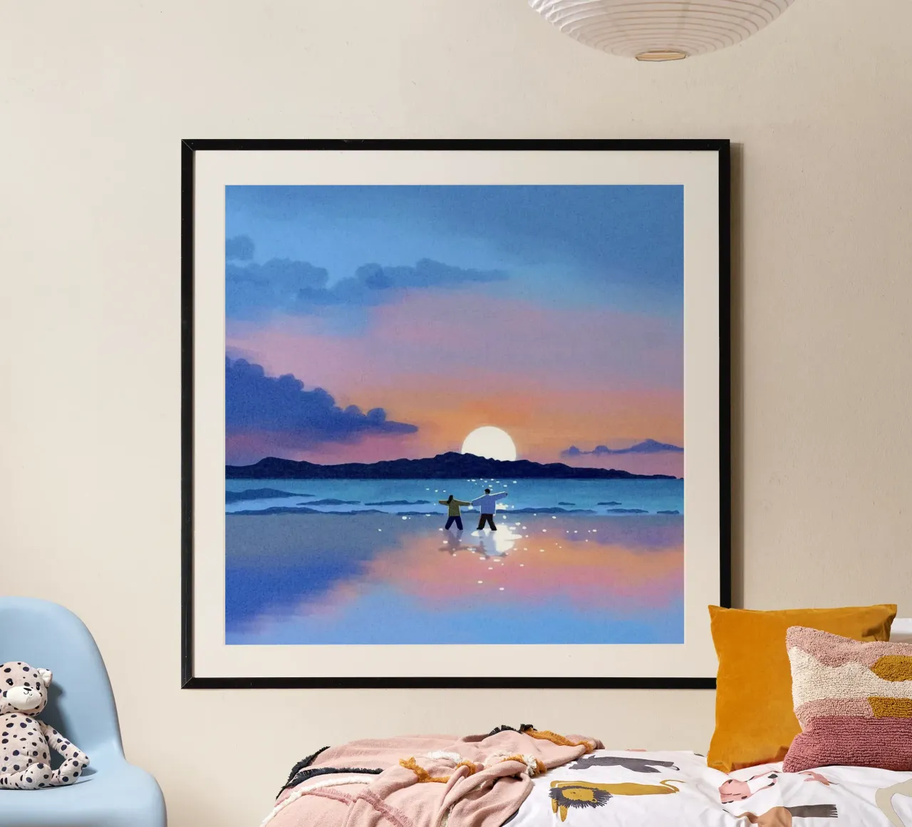 couple in the moonlight poster da kichin