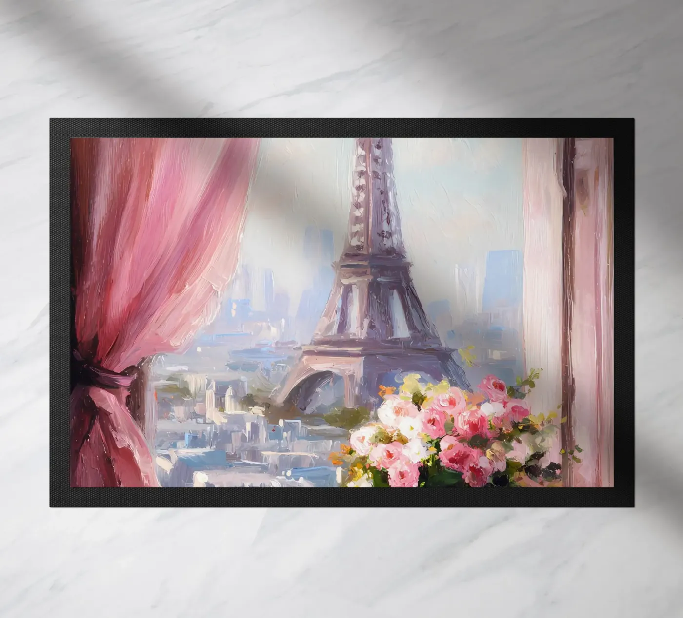 Paris, Eiffel Tower doormat by IamHomeStudio