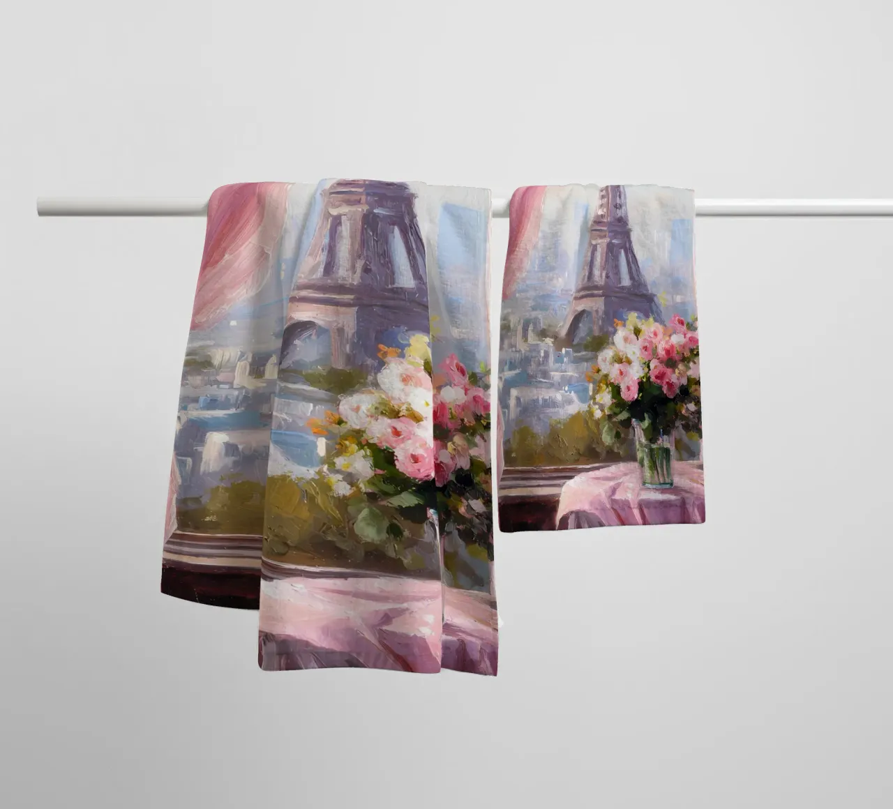 Parigi, Torre Eiffel asciugamano da bagno da IamHomeStudio