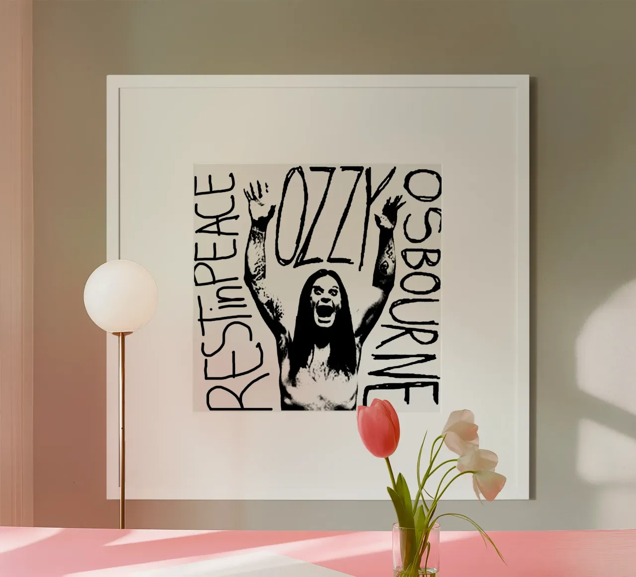 Maglietta essenziale RIP Prince of Darkness poster da mannys_artt