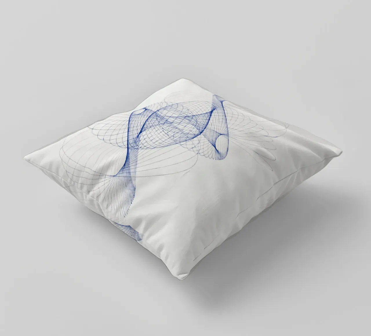 Pendulum Curve illustration cuscino da vintageshop