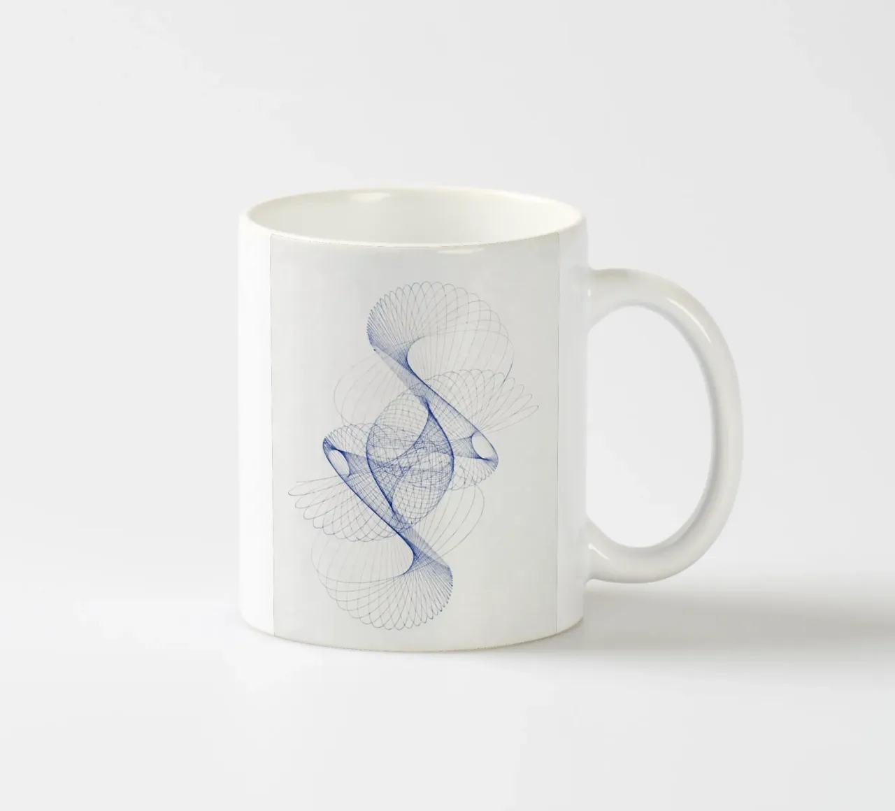Pendulum Curve illustration tazza in ceramica da vintageshop