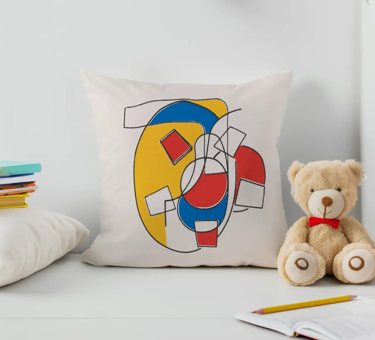 Compositie met ovaal cuscino da vintageshop