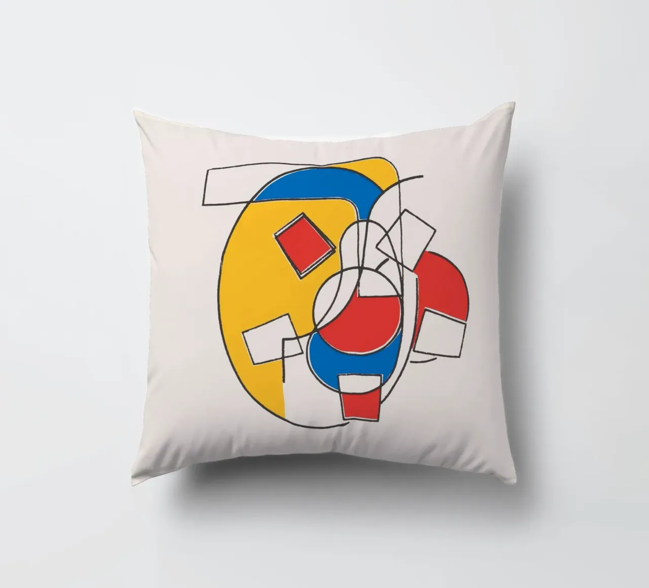 Compositie met ovaal cuscino da vintageshop