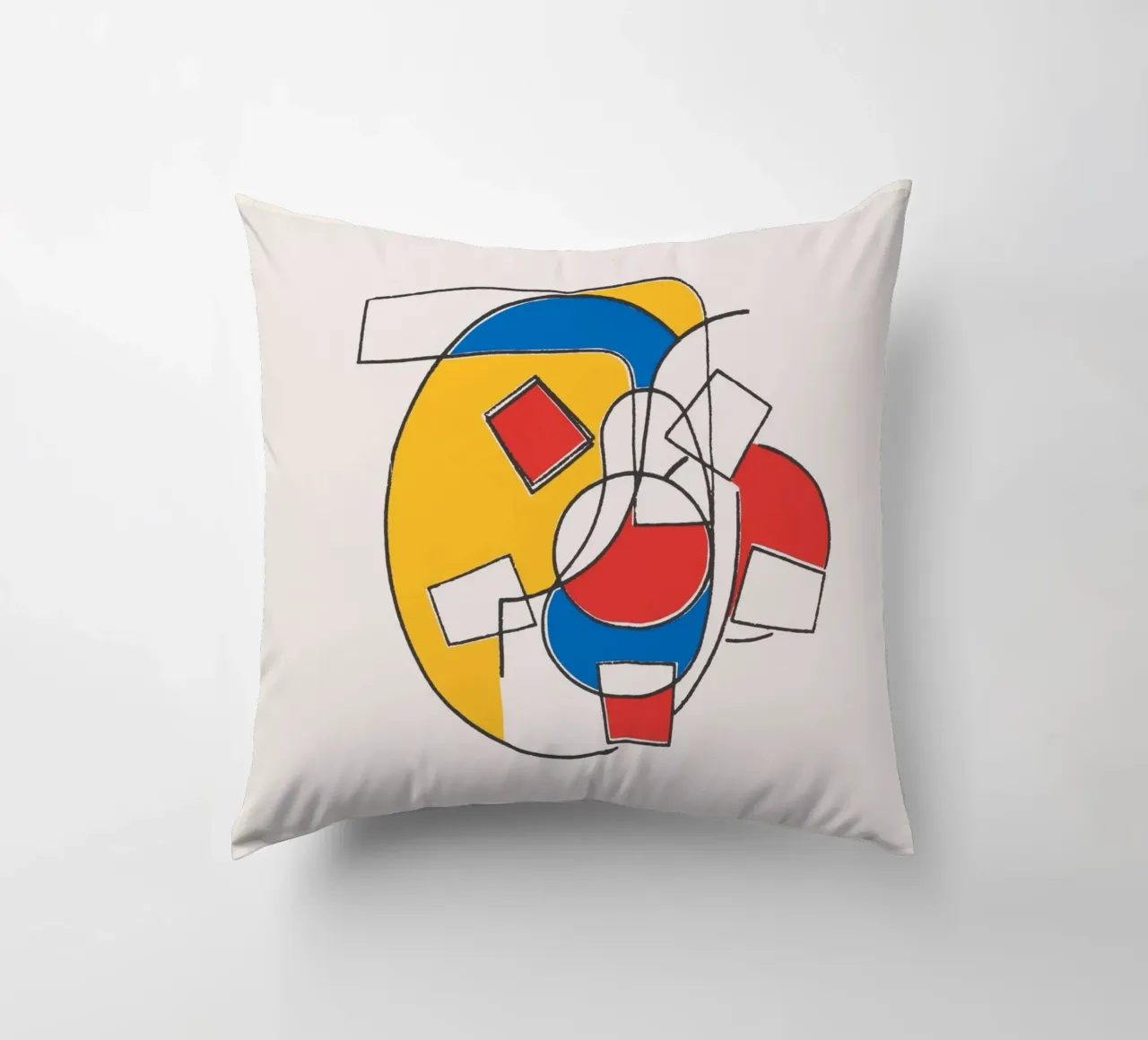 Compositie met ovaal cuscino da vintageshop