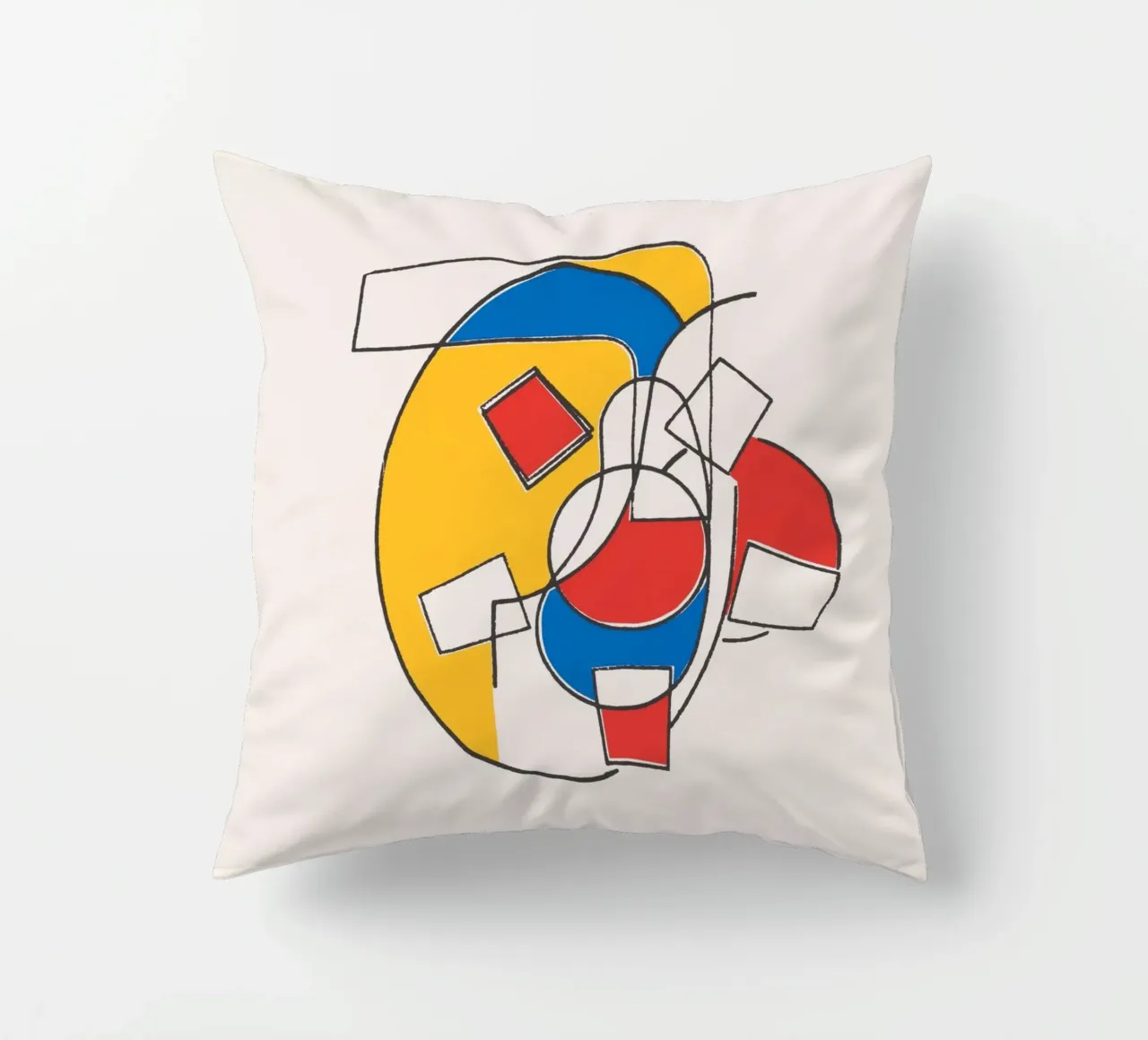 Compositie met ovaal cuscino da vintageshop