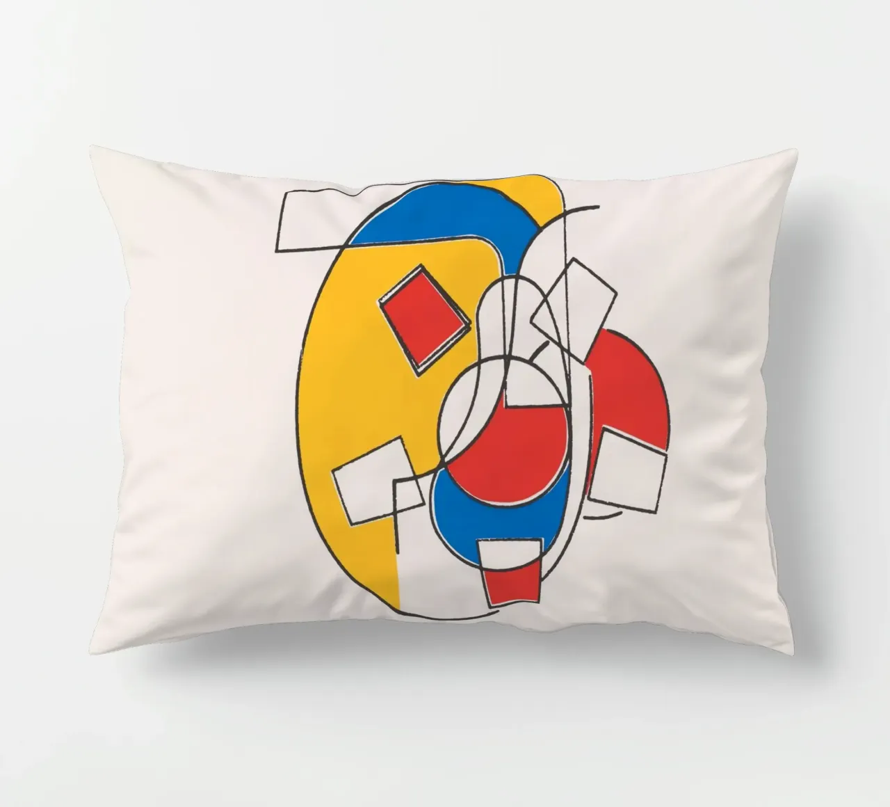 Compositie met ovaal cuscino da vintageshop