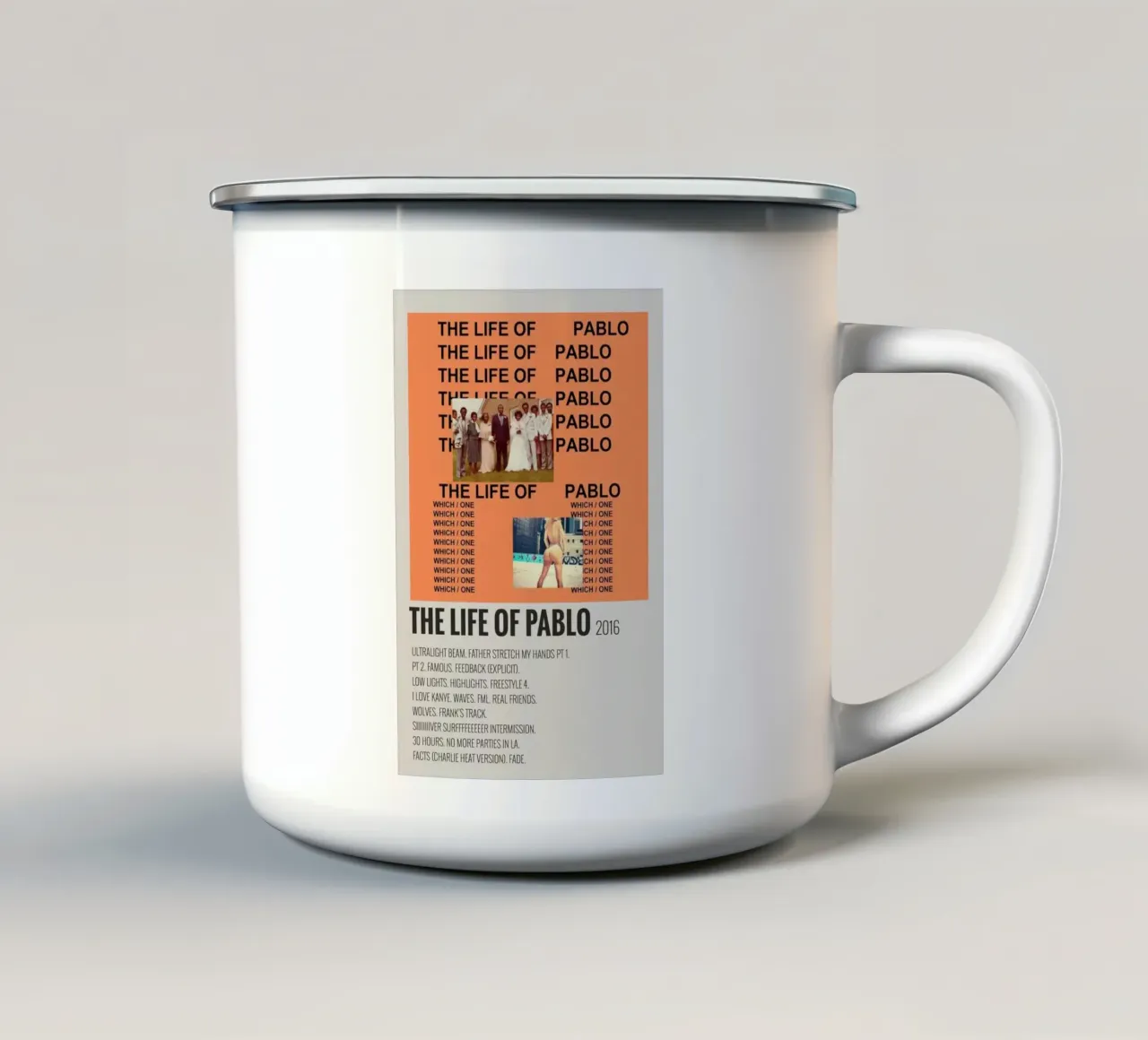 La vita di Pablo tazza in smalto da martina