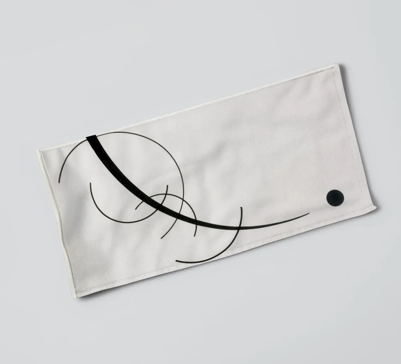 Free Curve to the Point asciugamano da bagno da vintageshop
