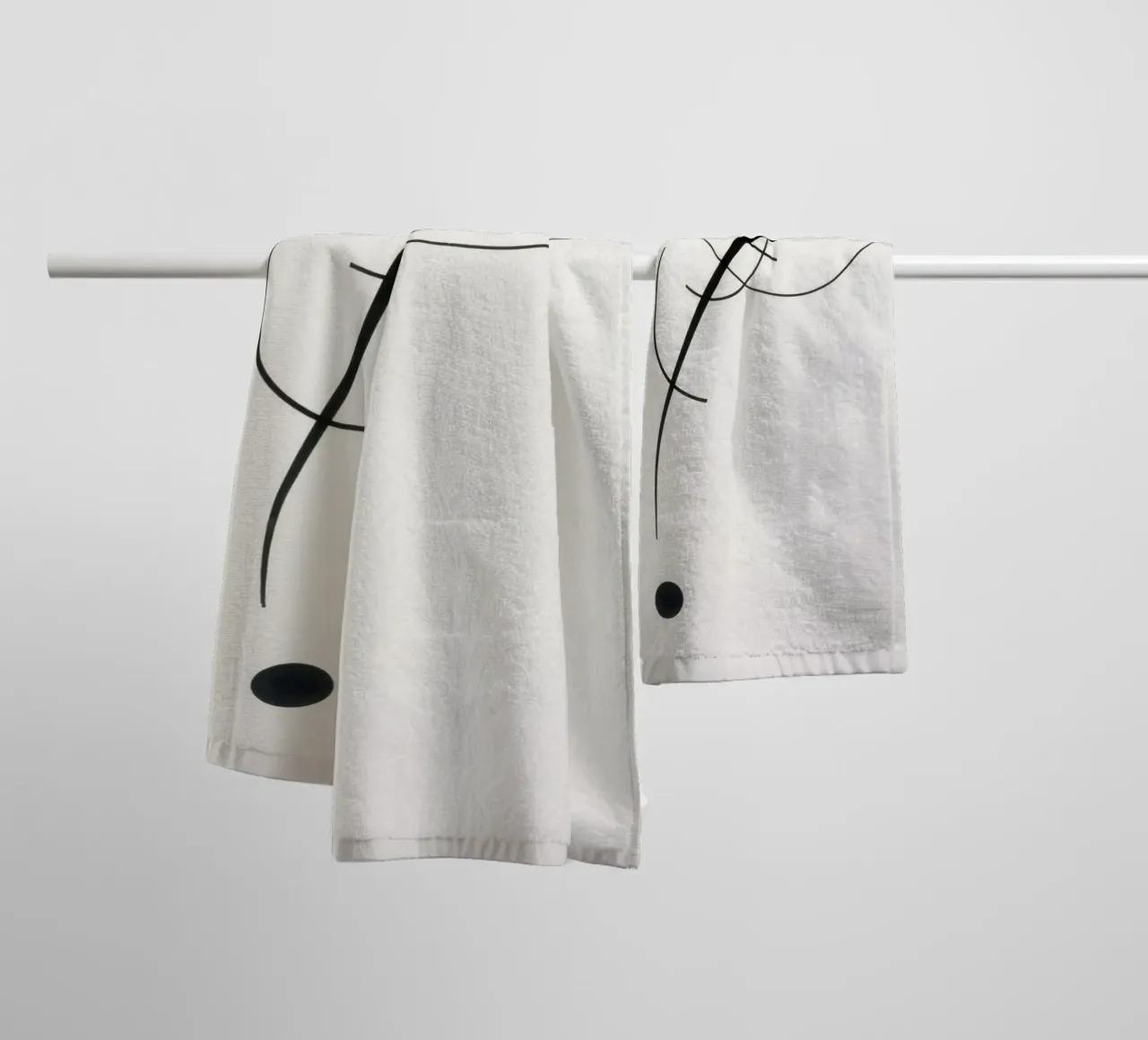 Free Curve to the Point asciugamano da bagno da vintageshop