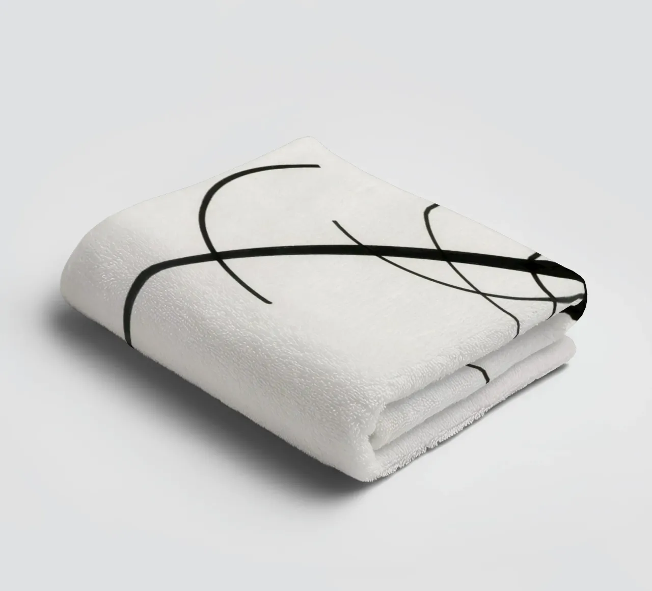 Free Curve to the Point asciugamano da bagno da vintageshop