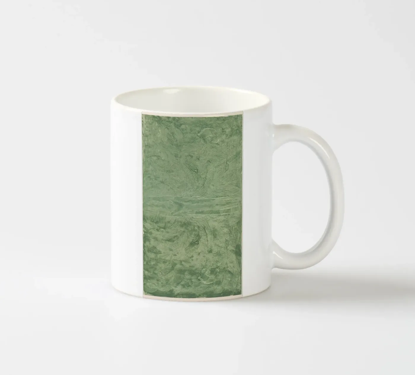green texture ceramic mug by vintageshop