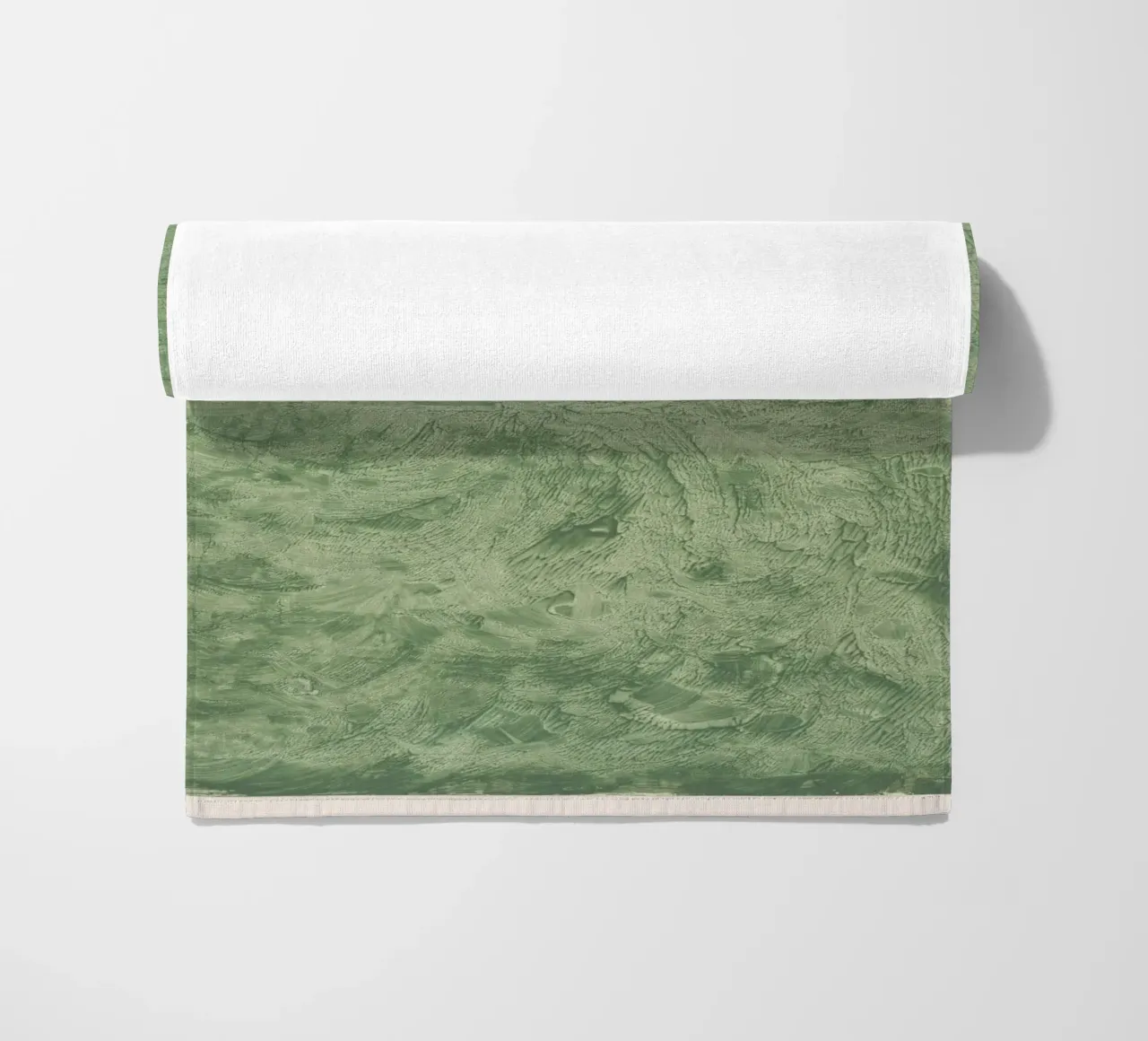 green texture telo mare da vintageshop