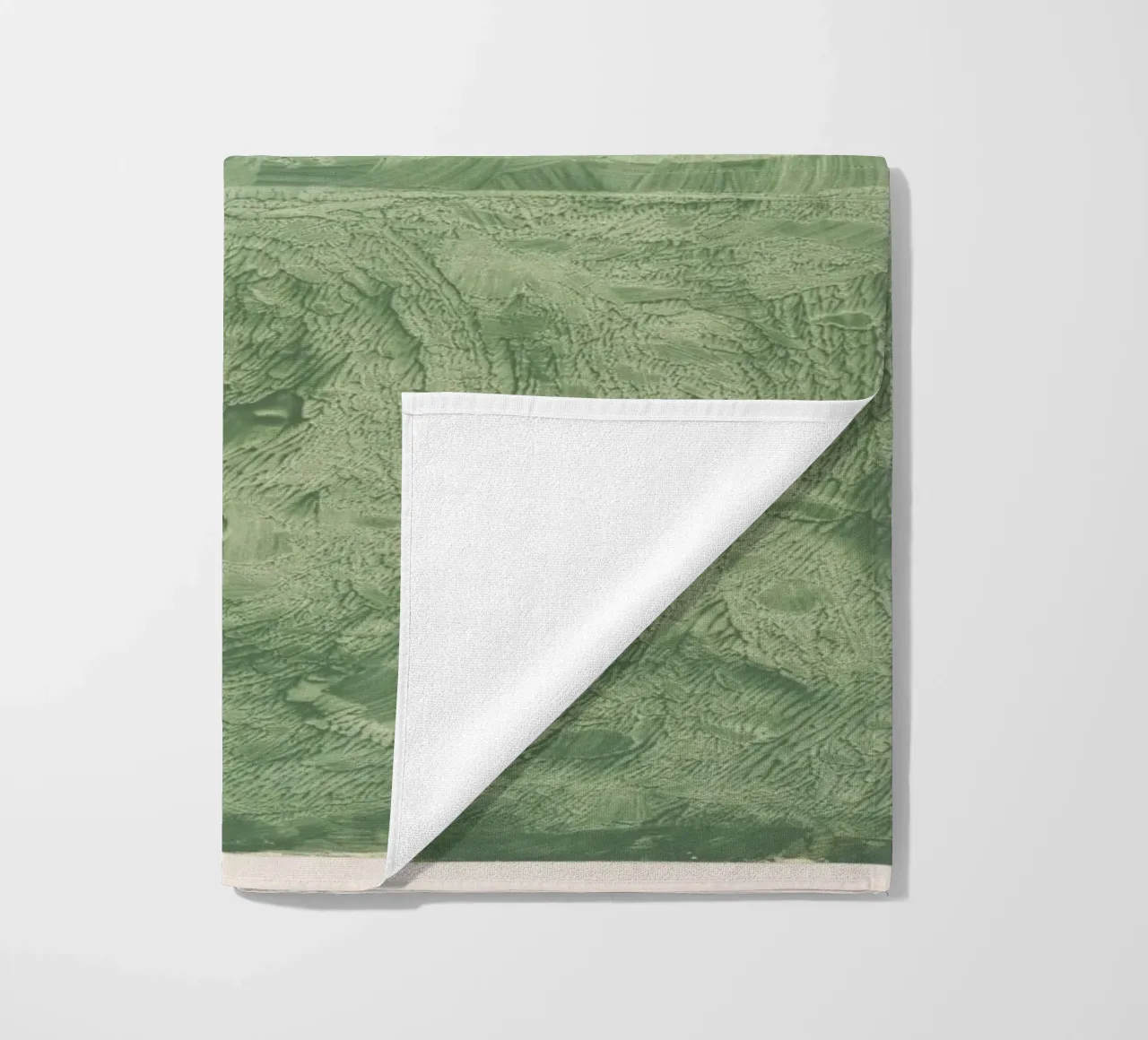 green texture telo mare da vintageshop