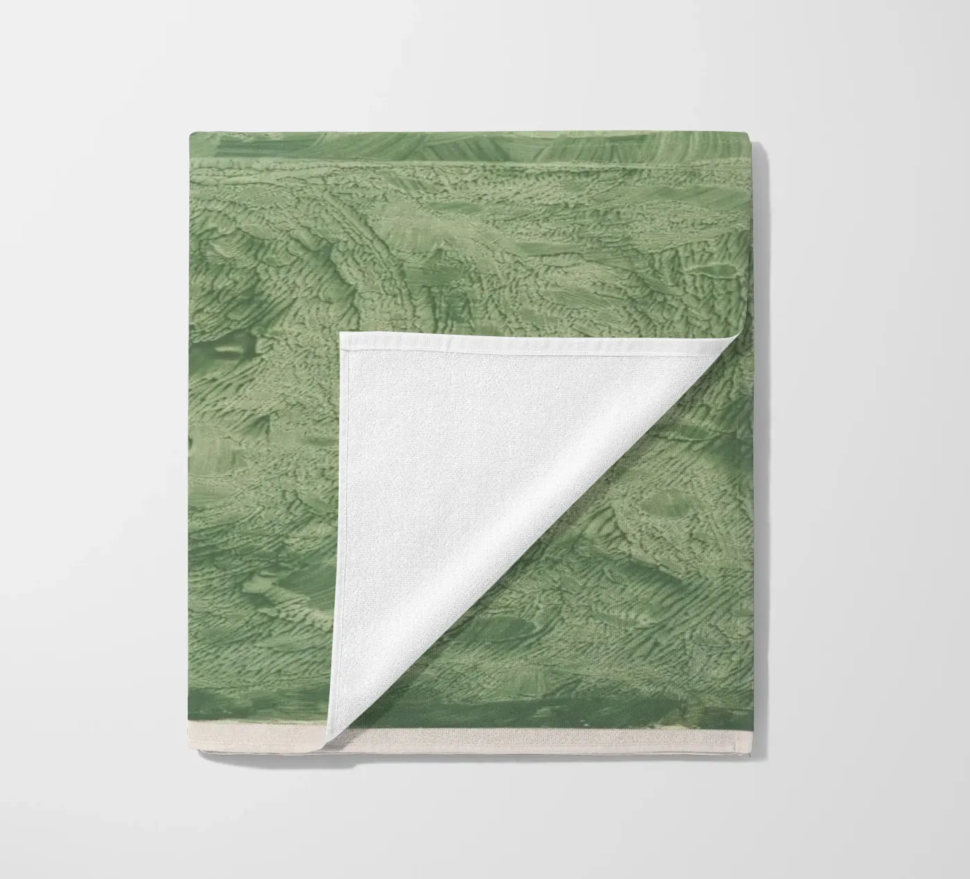 green texture telo mare da vintageshop