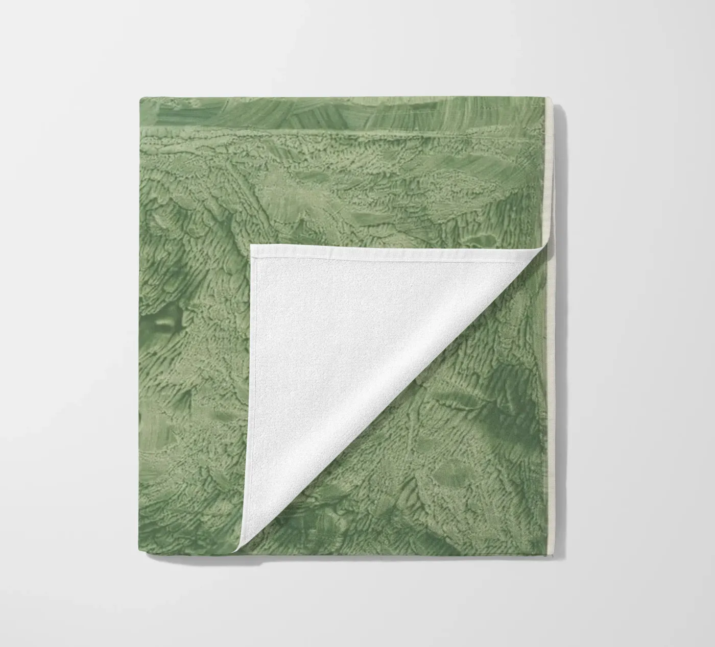 green texture telo mare da vintageshop