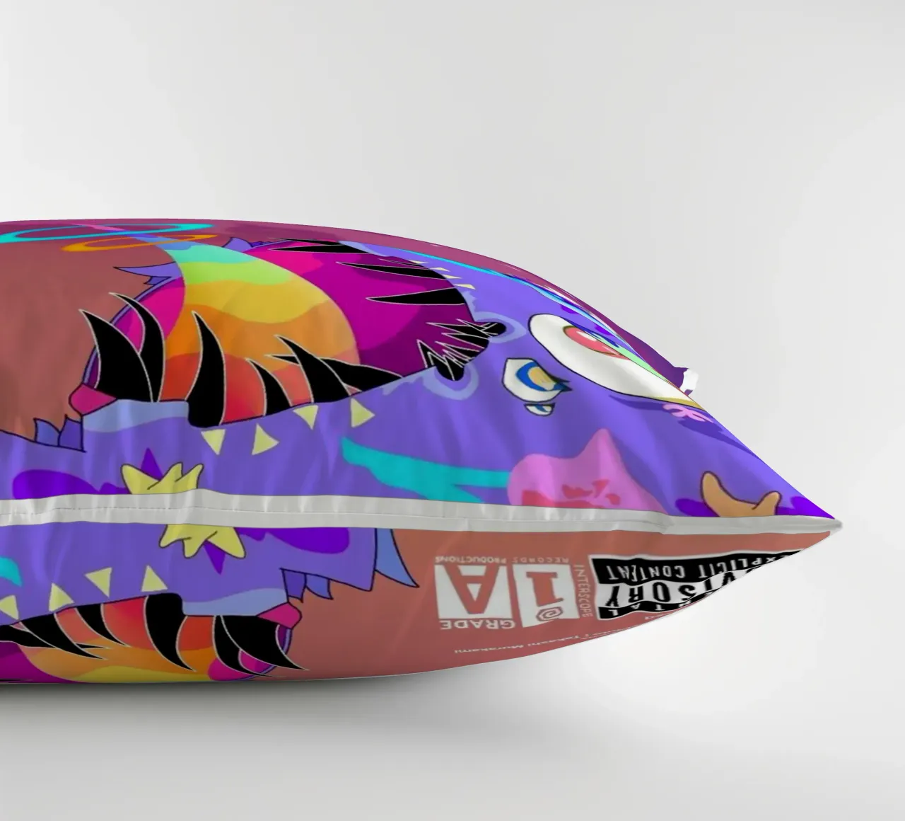maglietta del tour di kanyes west glow in the dark cuscino da martina