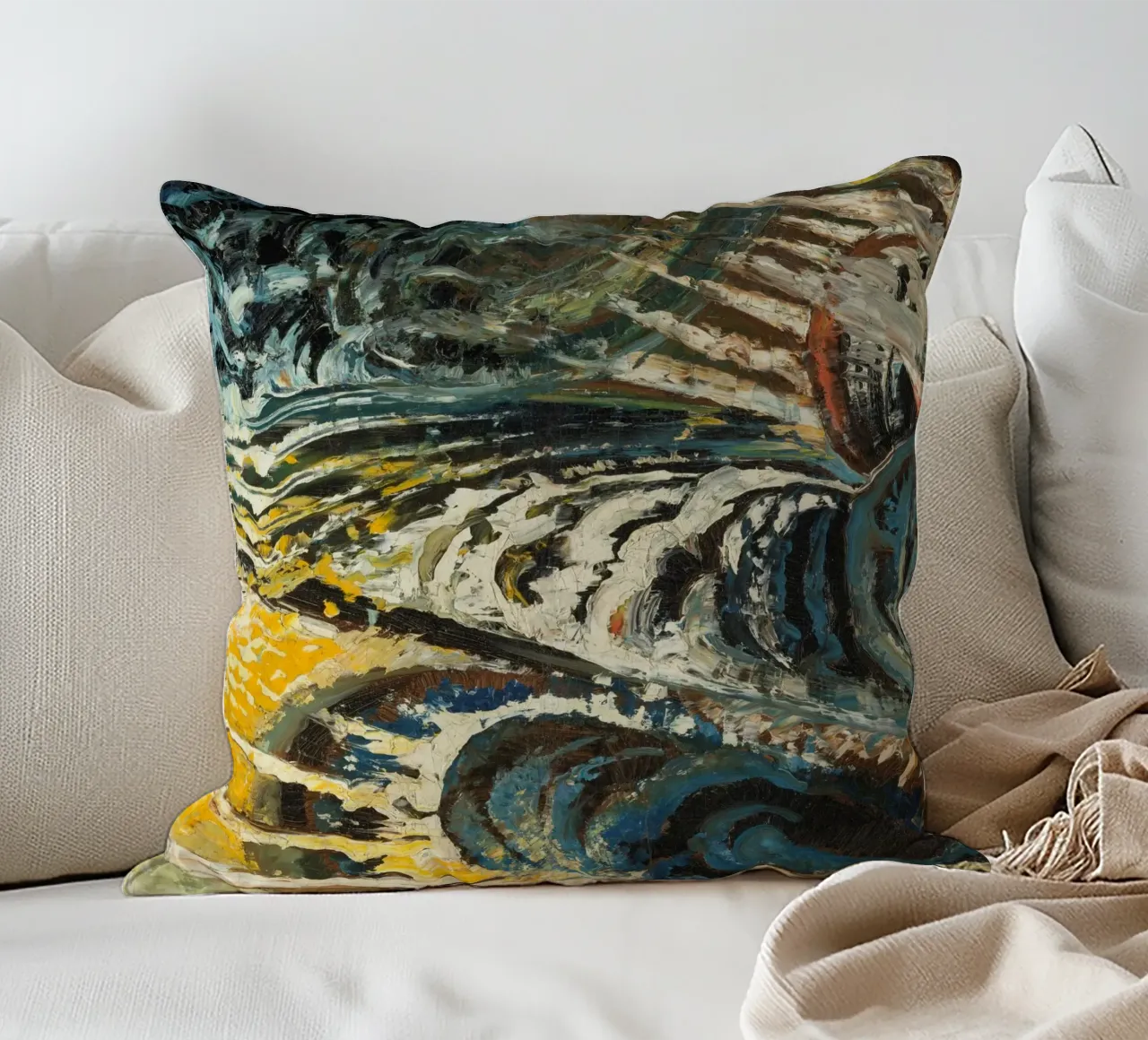 Abstract-futurist Composition cuscino da vintageshop