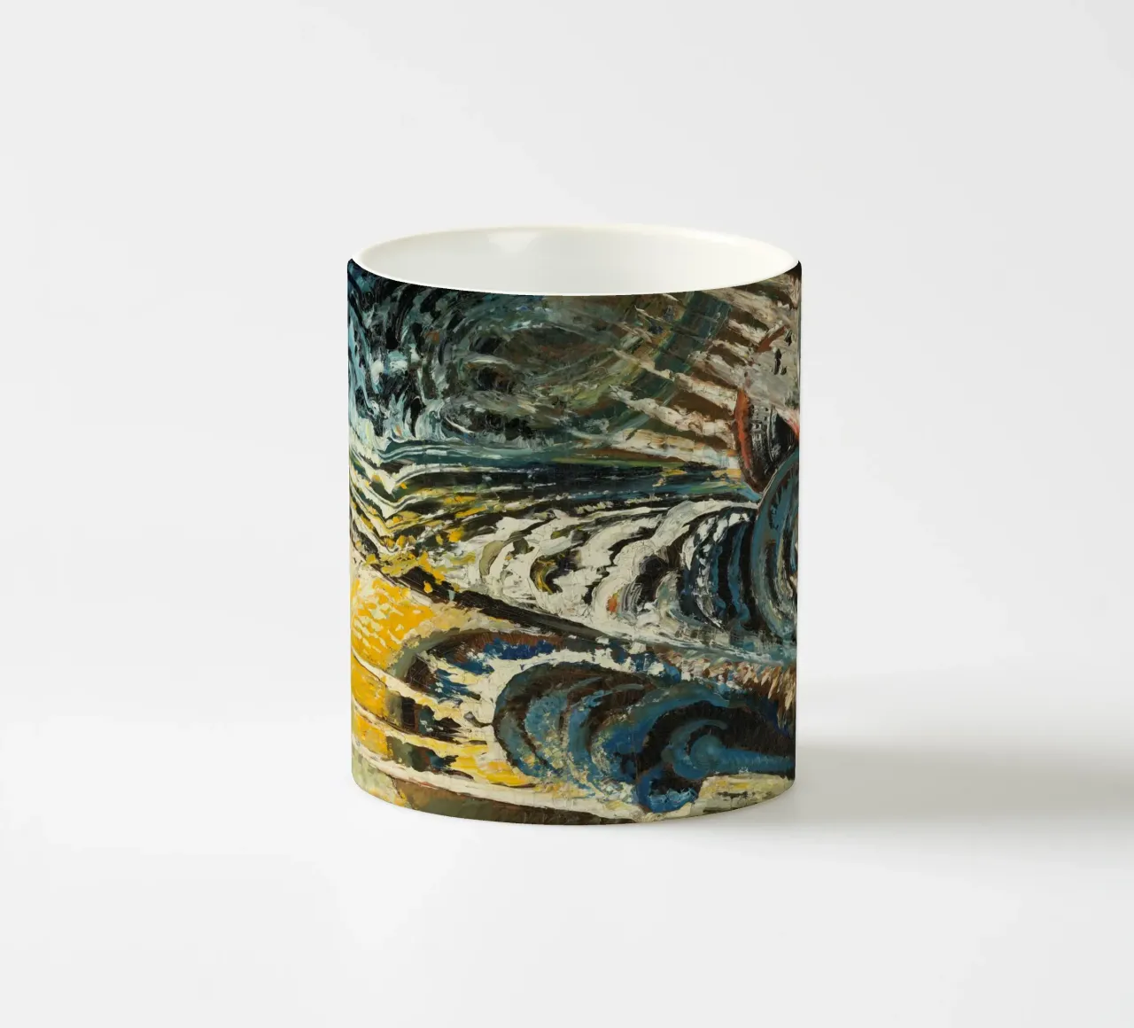 Abstract-futurist Composition tazza in ceramica da vintageshop