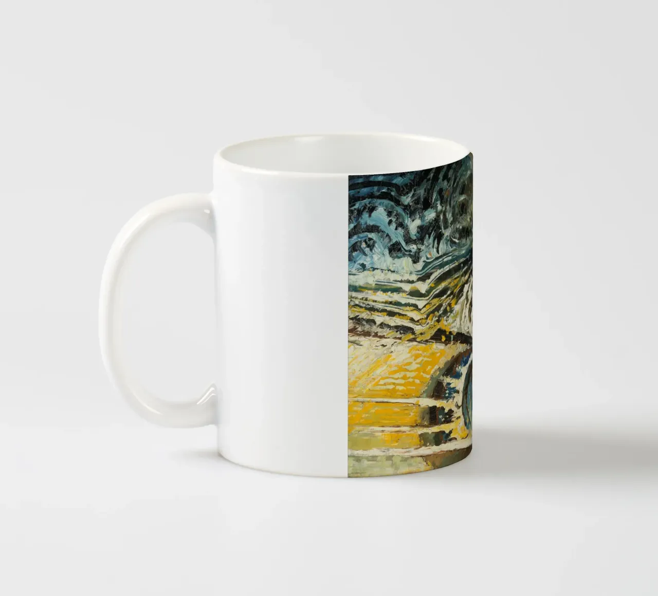 Abstract-futurist Composition tazza in ceramica da vintageshop