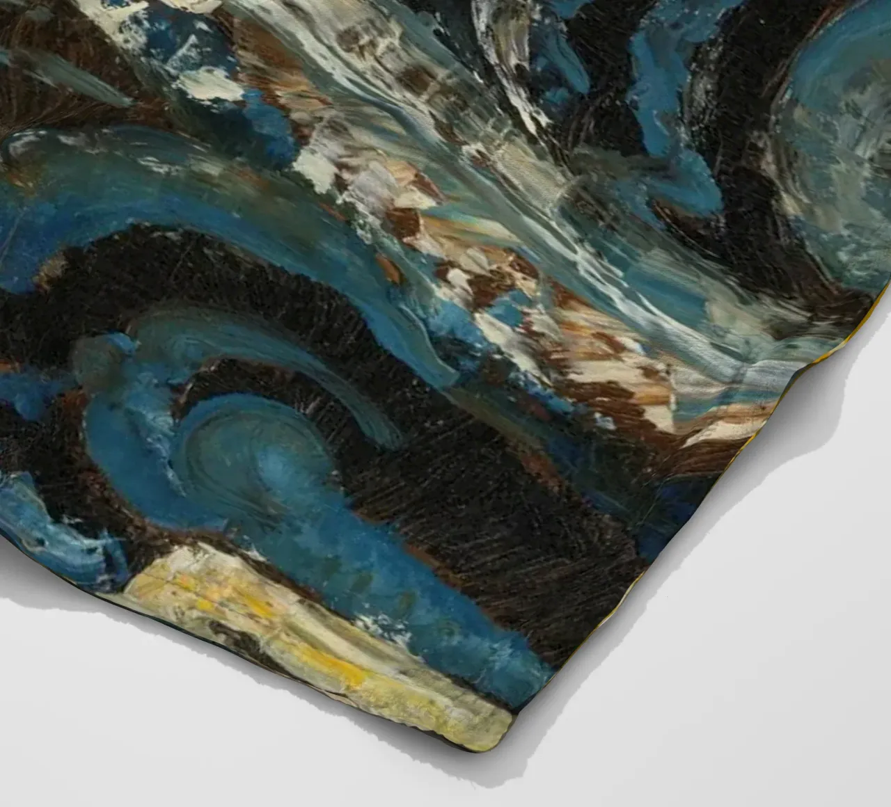 Abstract-futurist Composition coperta in pile da vintageshop