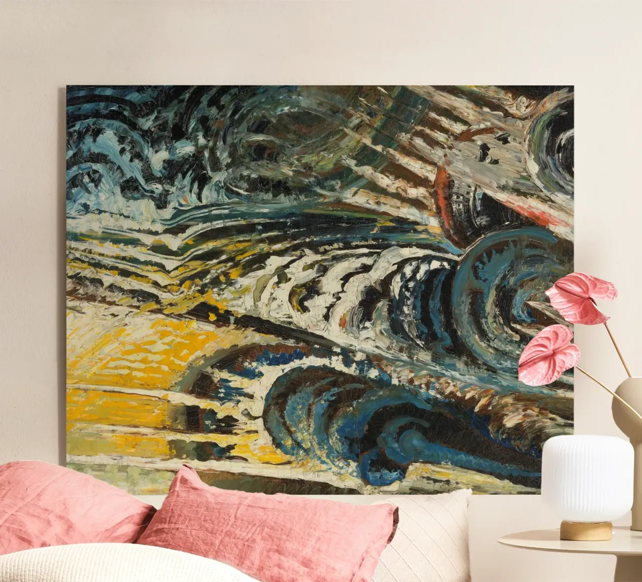 Abstract-futurist Composition plexiglass da vintageshop