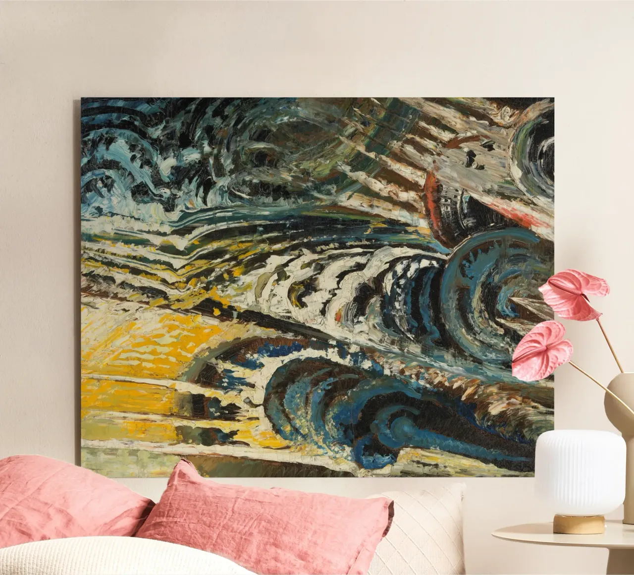Abstract-futurist Composition alluminio dibond da vintageshop