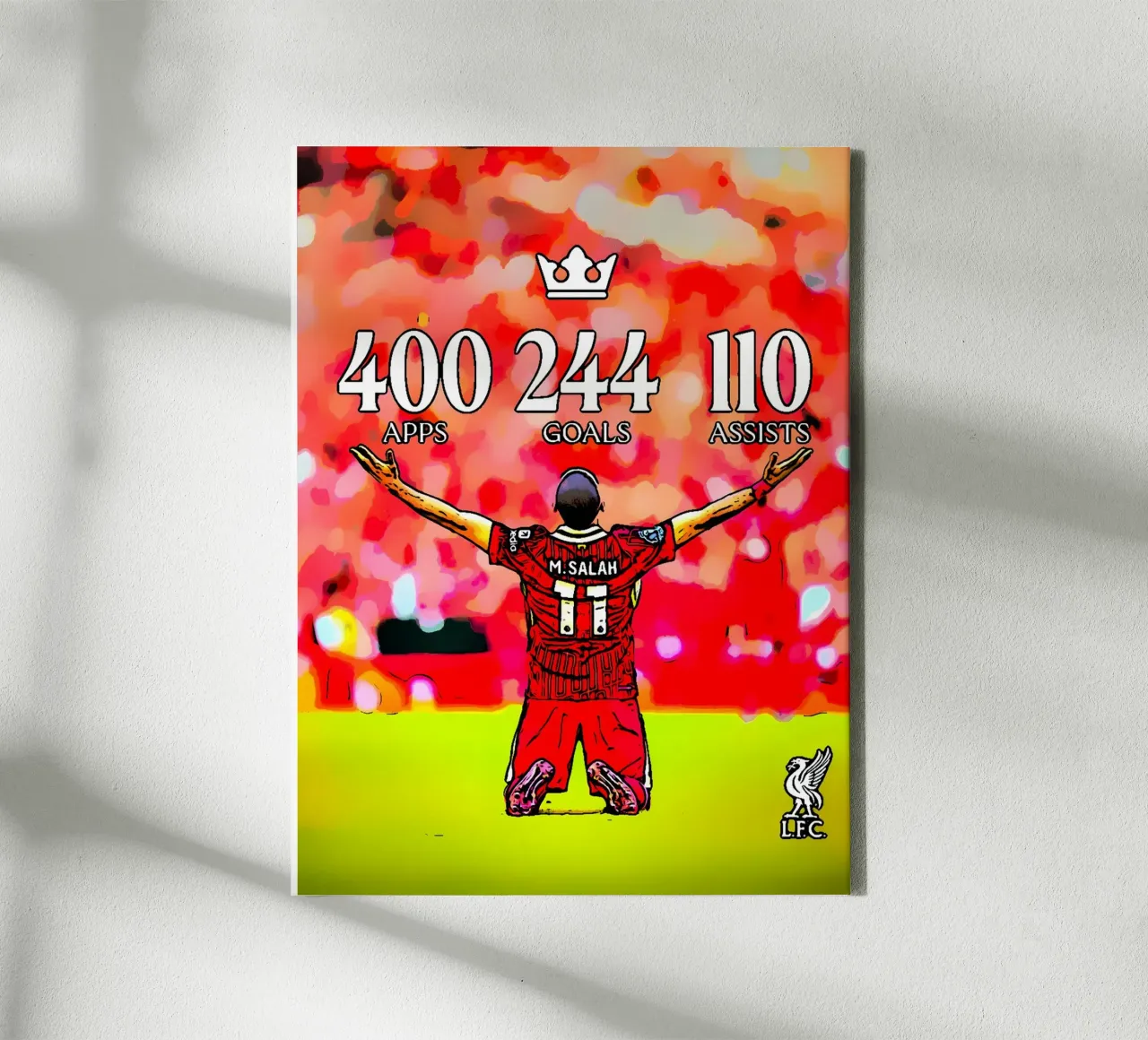 Mohamed Salah : un parcours incroyable avec Liverpool toile avec Caisse américaine de dark eagle