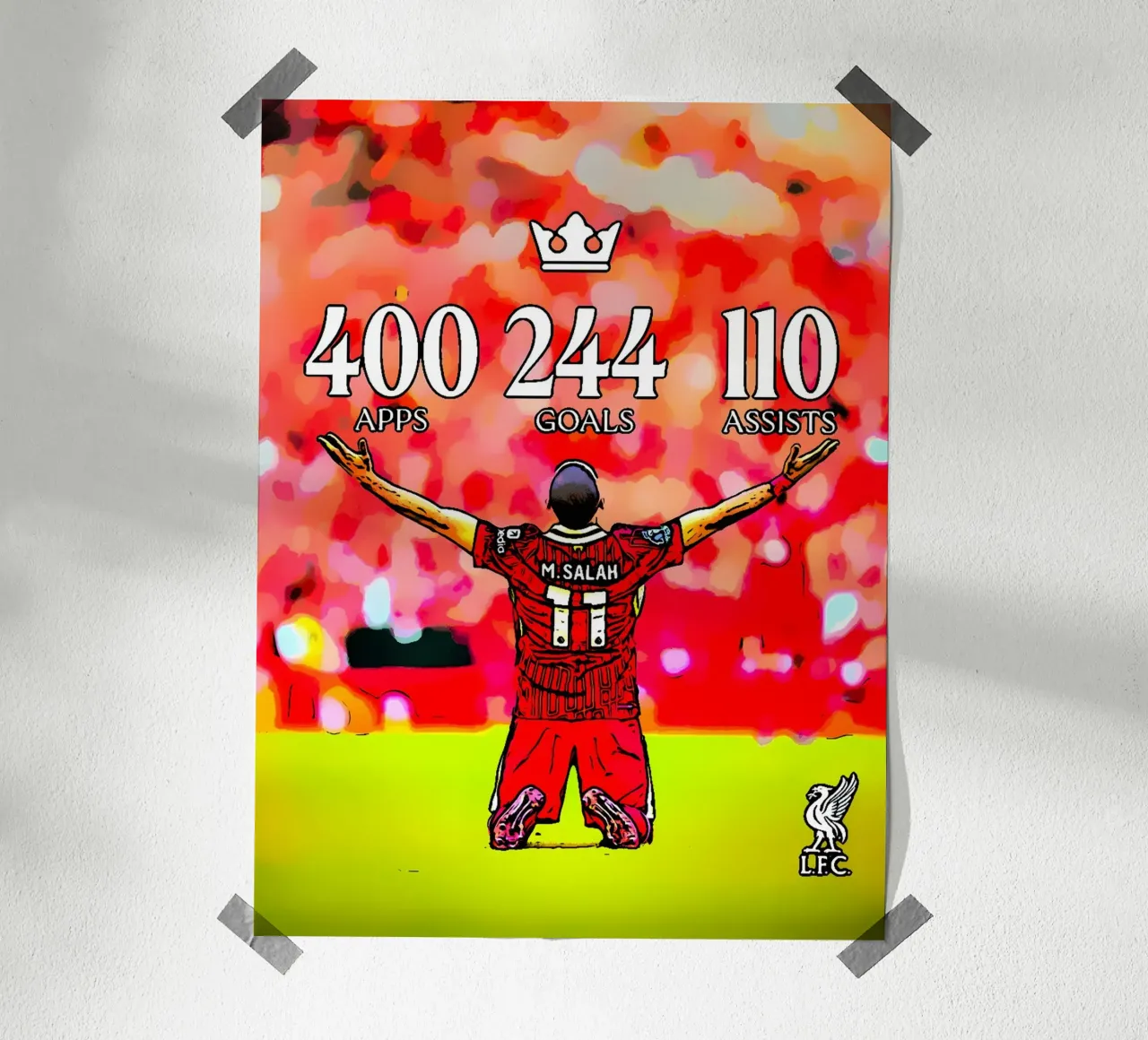 Los increíbles logros de Mohamed Salah con el Liverpool poster de dark eagle