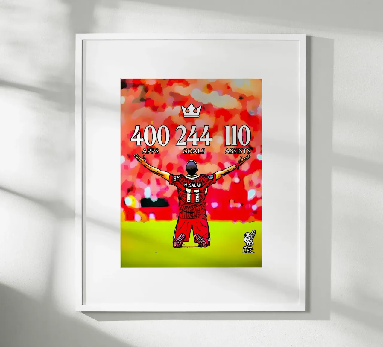 Los increíbles logros de Mohamed Salah con el Liverpool poster de dark eagle