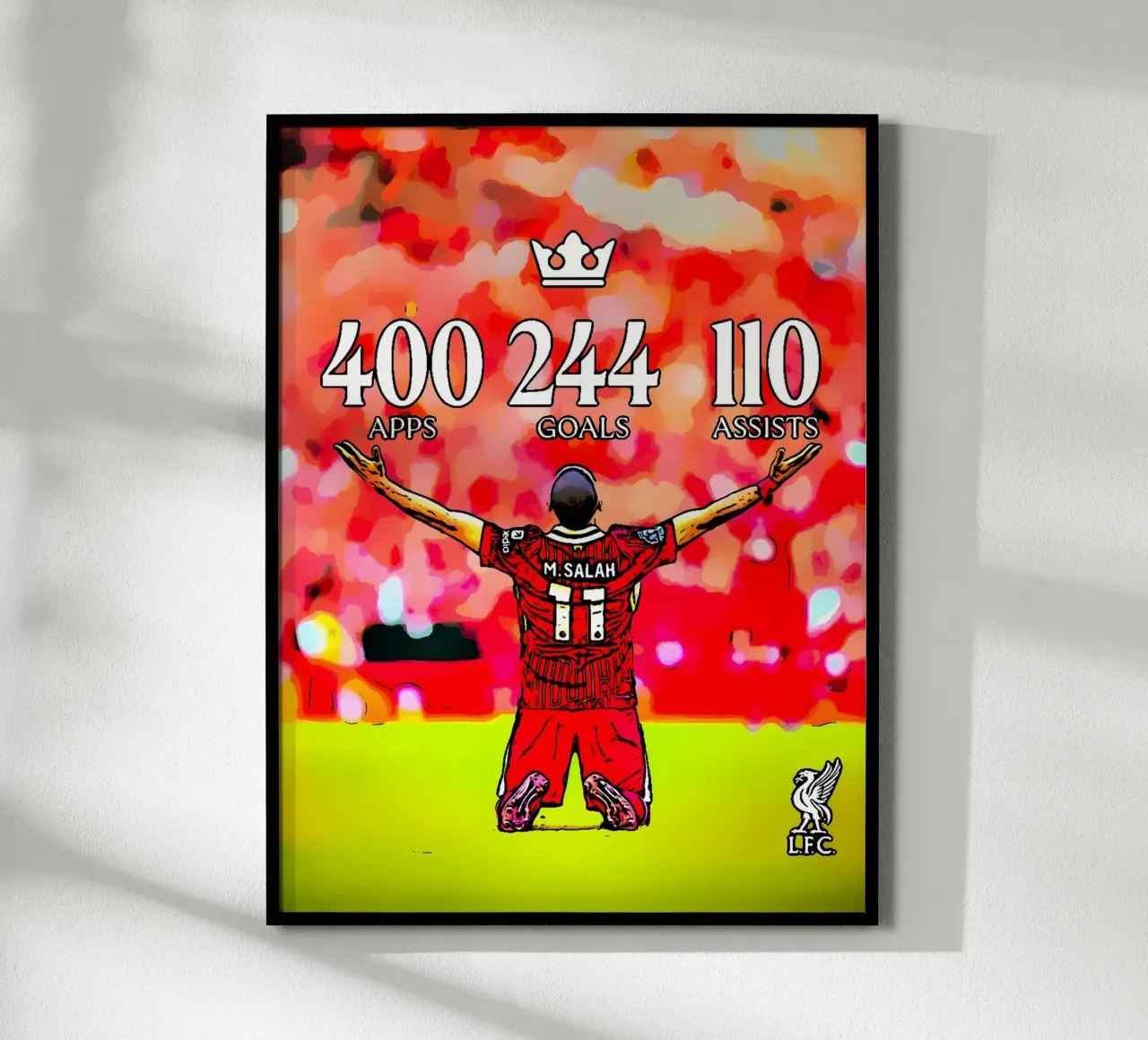 Los increíbles logros de Mohamed Salah con el Liverpool poster de dark eagle