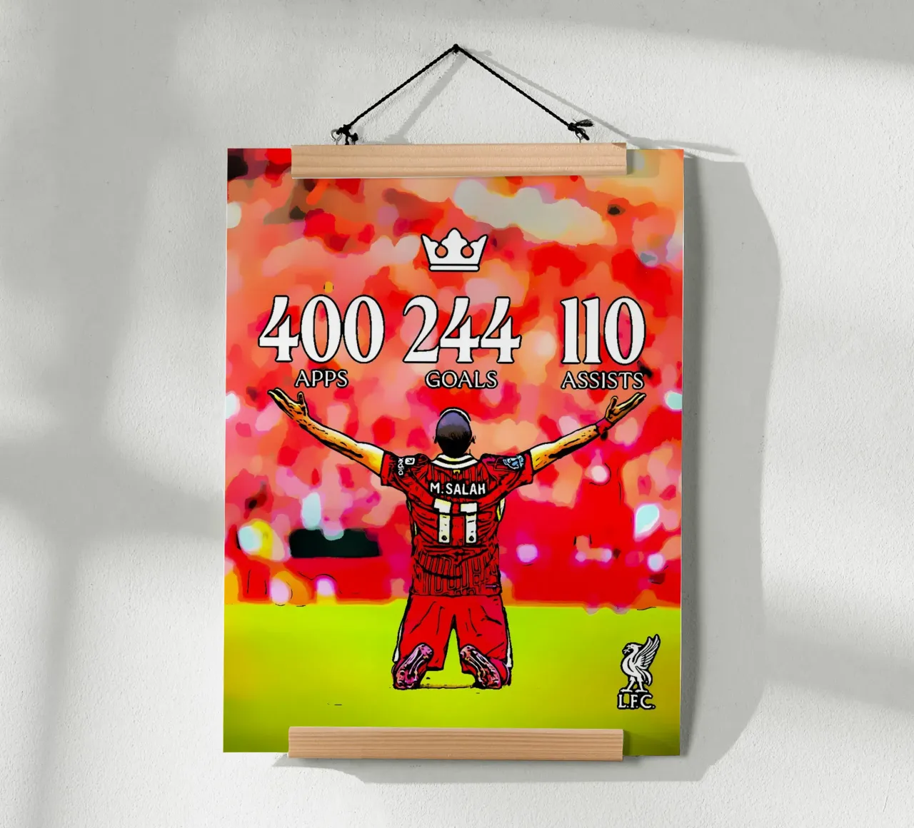Los increíbles logros de Mohamed Salah con el Liverpool poster de dark eagle