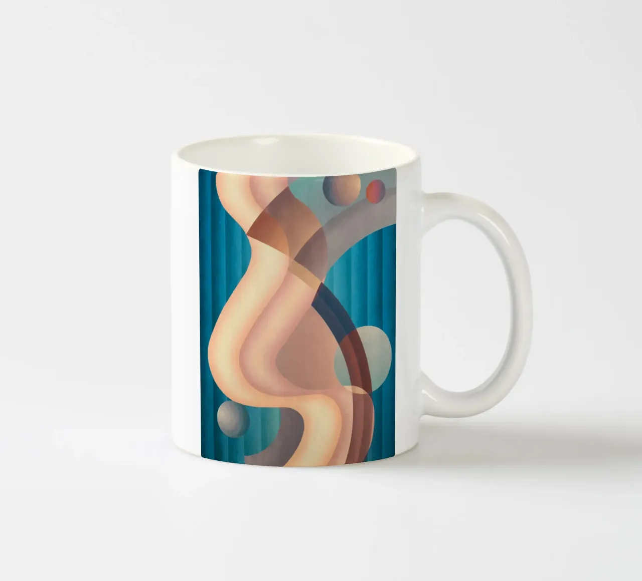 Composition no. 6 tazza in ceramica da vintageshop
