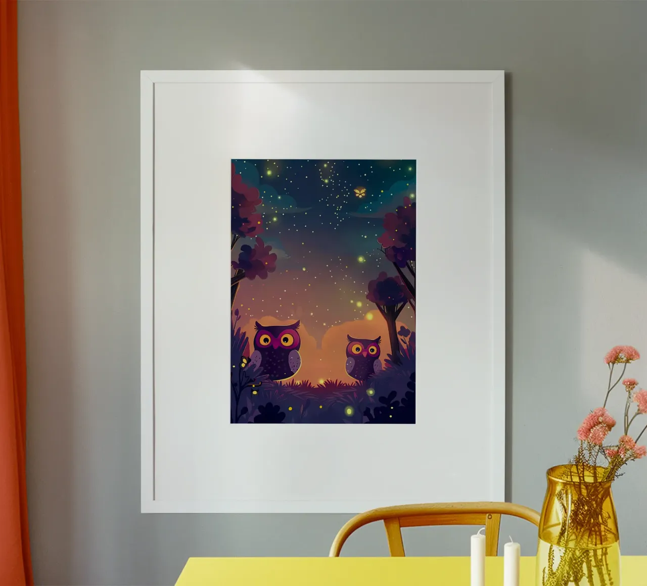 pair of owls poster da kichin
