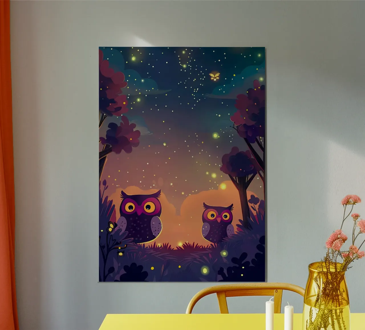 pair of owls poster da kichin