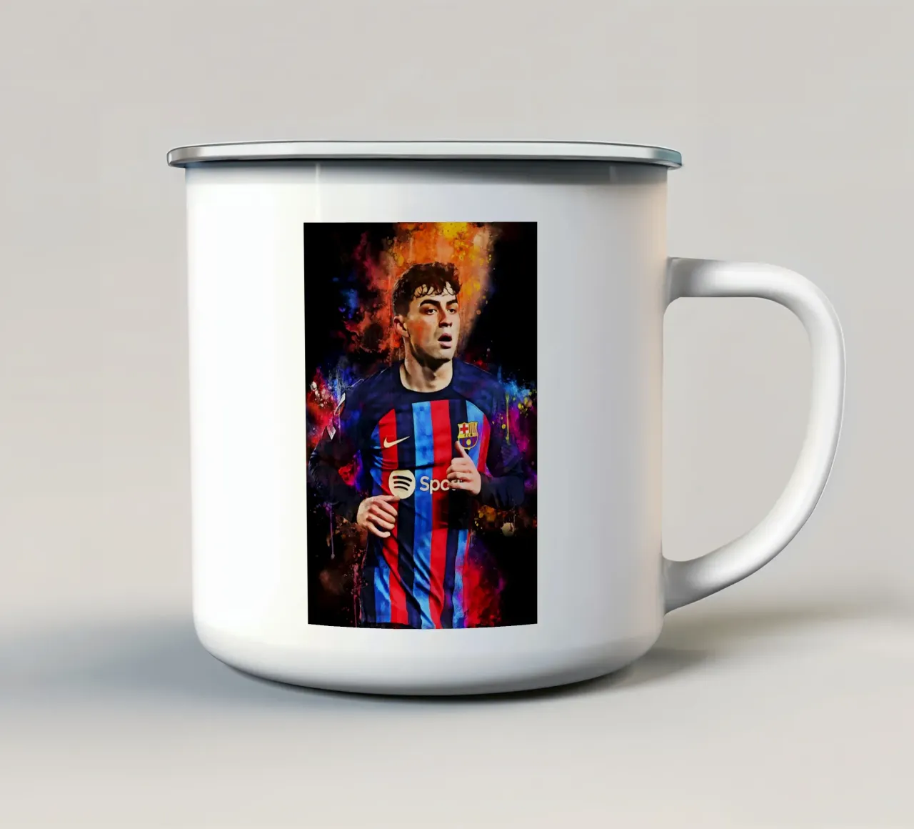 Pedri tazza in smalto da MasterInkArt