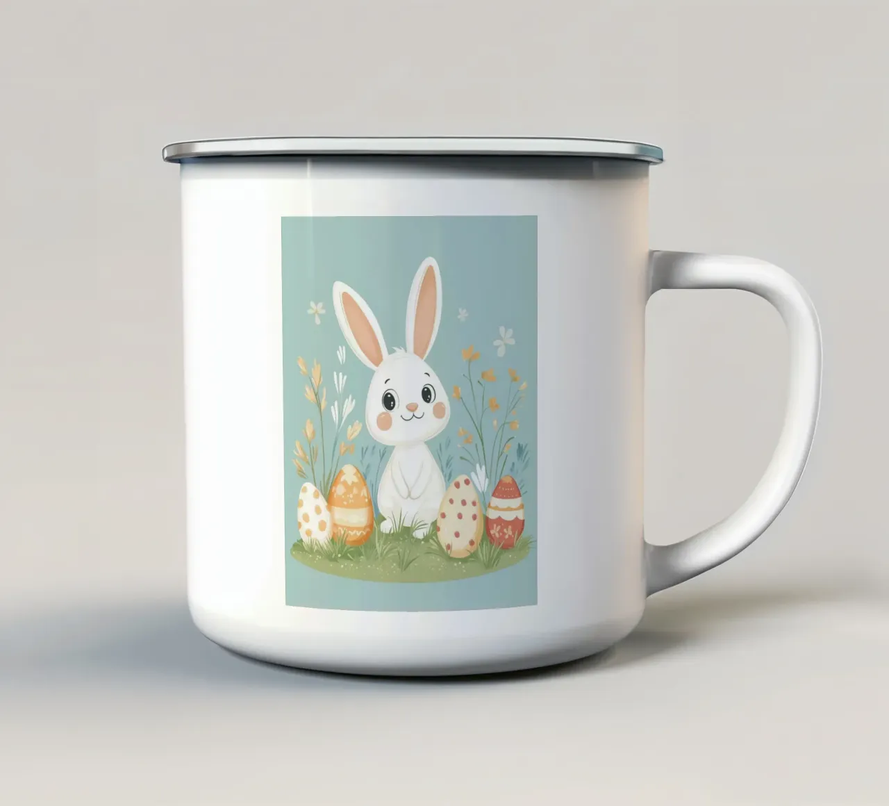 Coniglietto stravagante tazza in smalto da Happy Littles