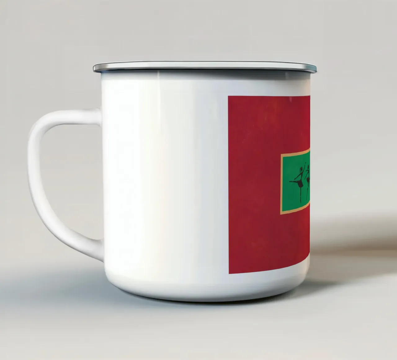 ballerina tazza in smalto da martina