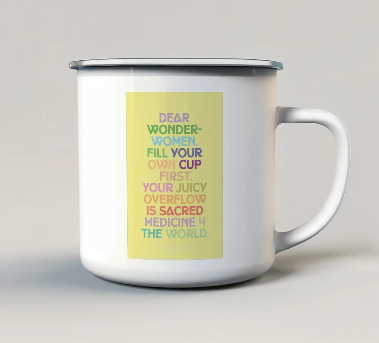 🌞 Emaille Tasse von MENTHE SAUVAGE