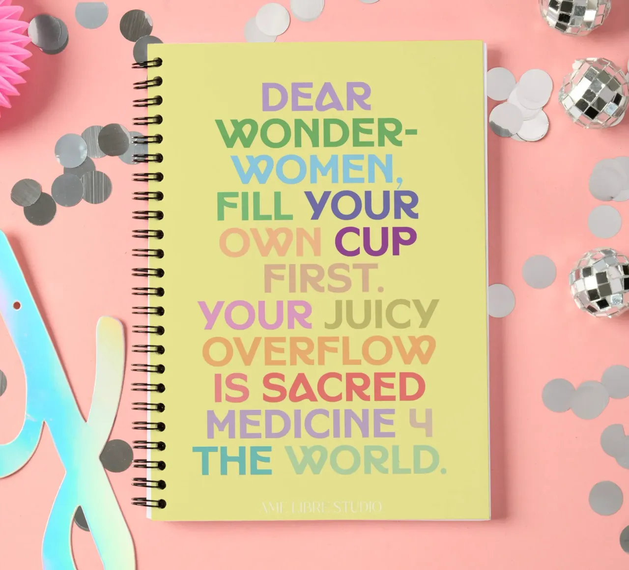 🌞 spiral notebook by MENTHE SAUVAGE