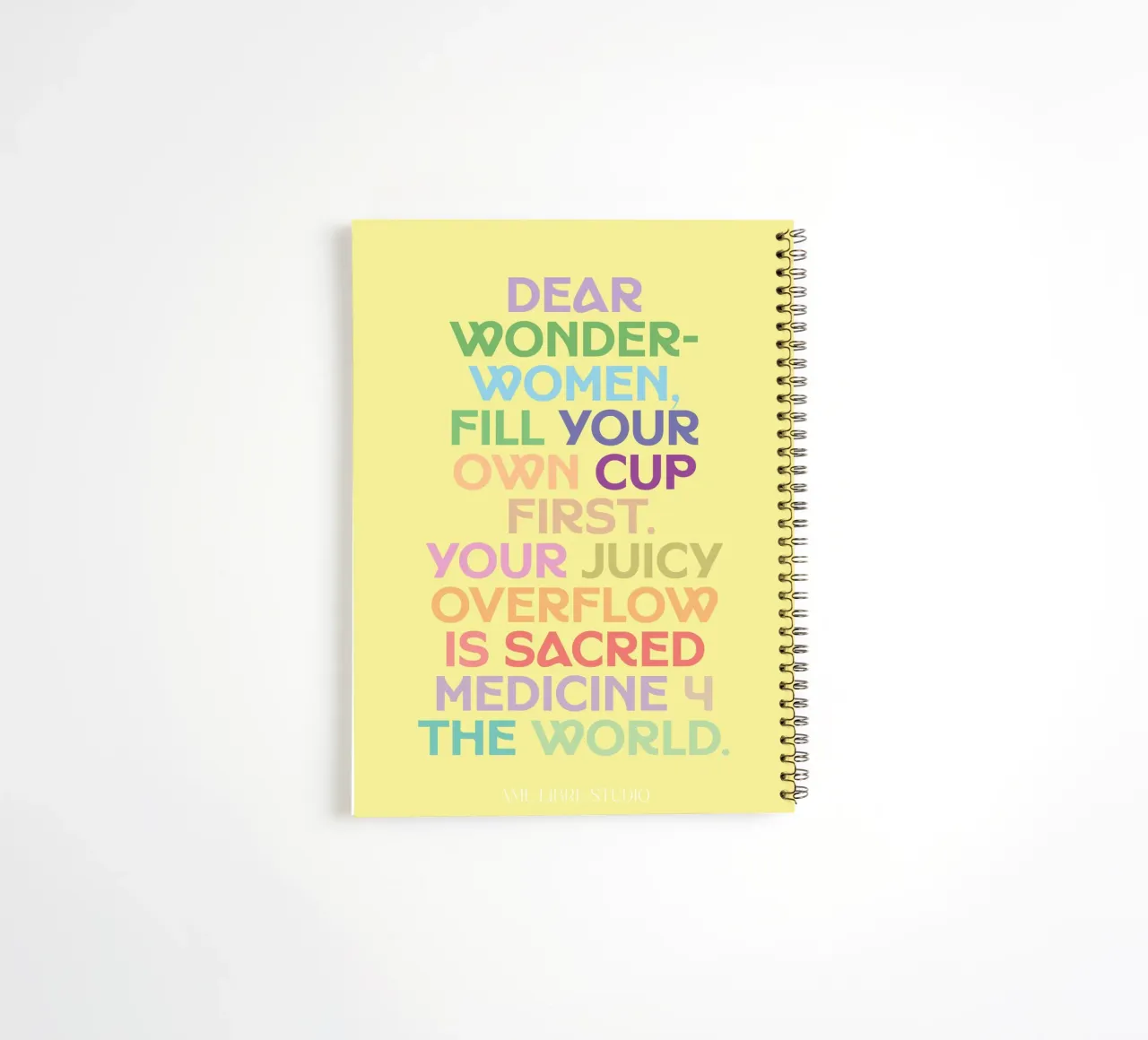 🌞 spiral notebook by MENTHE SAUVAGE
