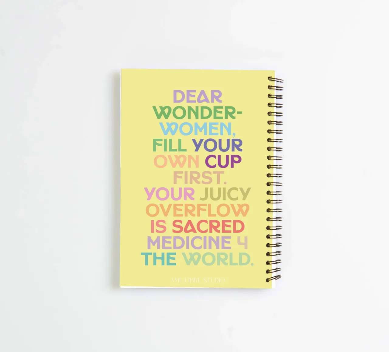 🌞 spiral notebook by MENTHE SAUVAGE