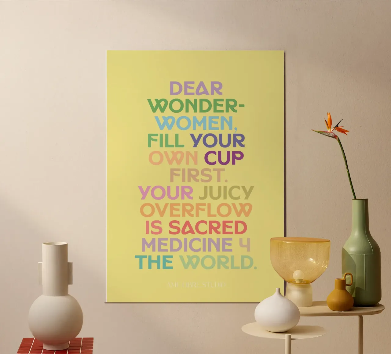 🌞 poster by MENTHE SAUVAGE