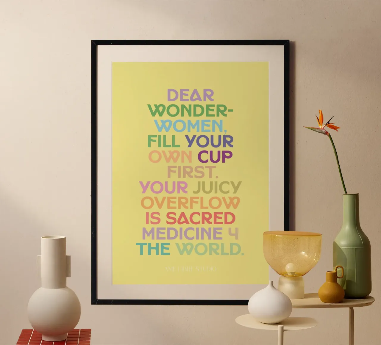 🌞 poster by MENTHE SAUVAGE