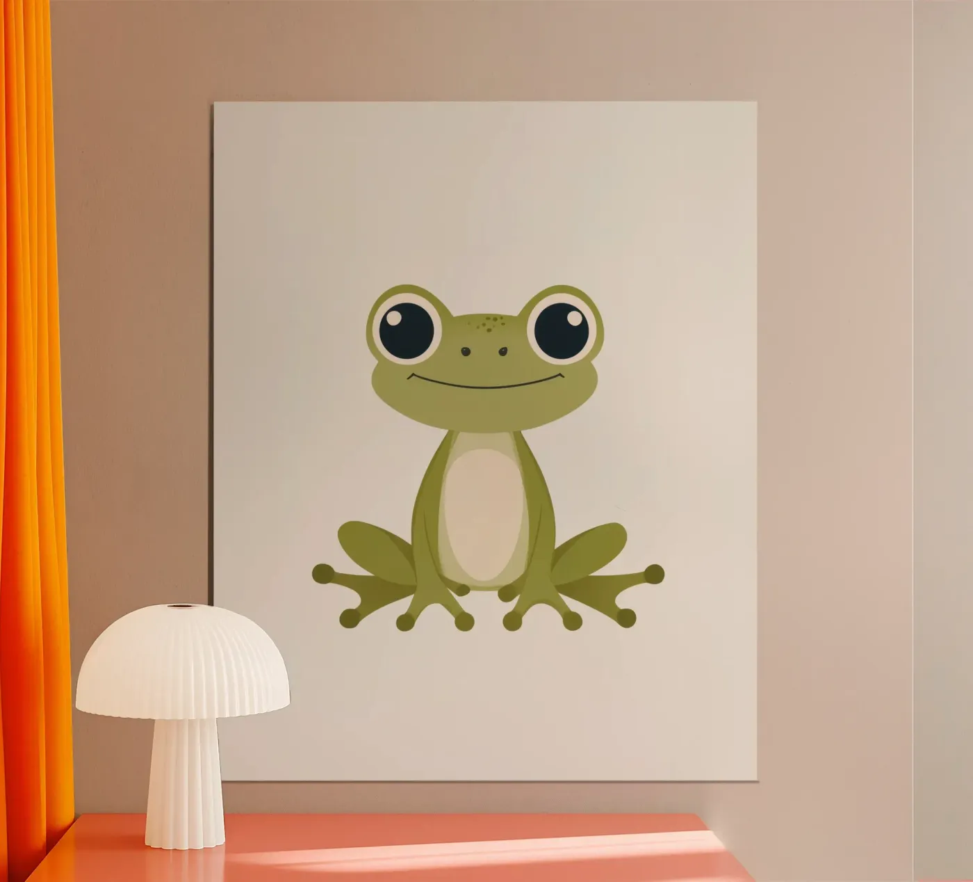 Whimsical Frog poster by Happy Littles