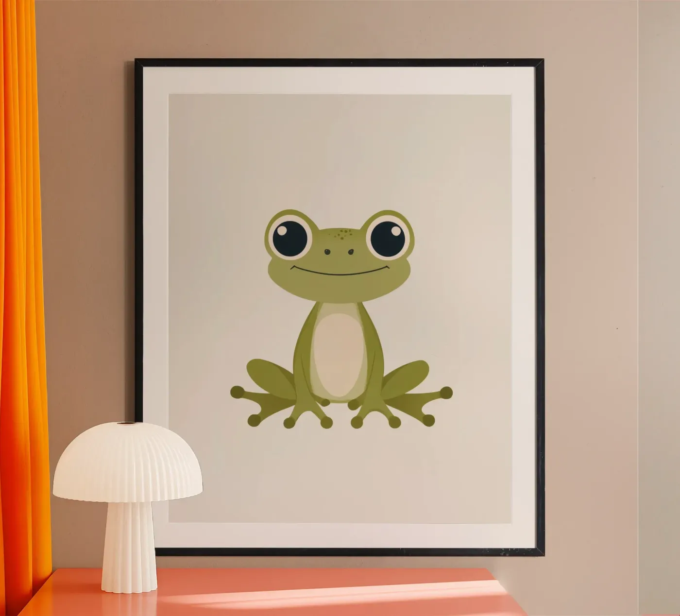 Whimsical Frog poster by Happy Littles